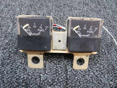 60-384034-5 Beech B-60 Fuel Quantity Indicator Dual (Volts: 28)
