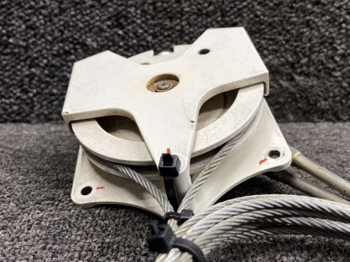 T700A2710059100 Socata TBM-700 Aileron Control Support LH w Pulley & Guard