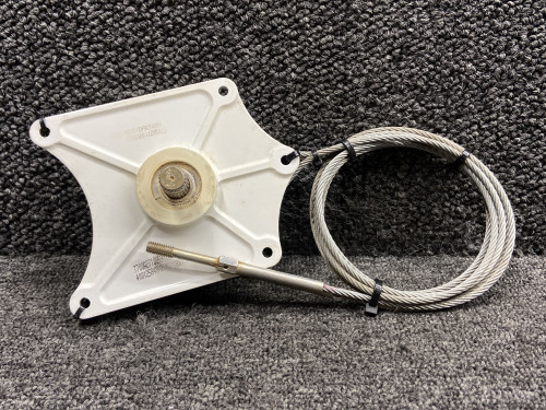 T700A2710059100 Socata TBM-700 Aileron Control Support LH w Pulley & Guard