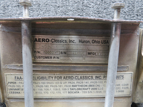 8000075 Aero Classics Engine Oil Cooler Assembly