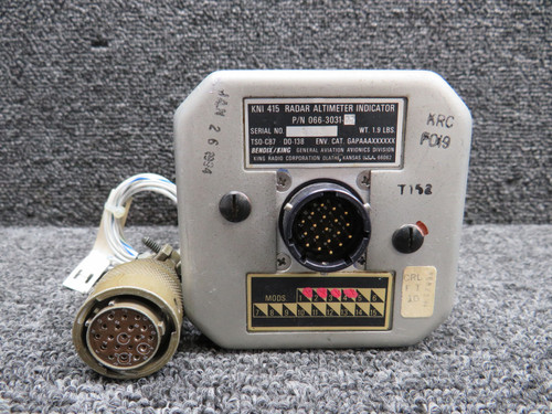 066-3031-02 Bendix-King KNI-415 Radar Altimeter Indicator with Modifications