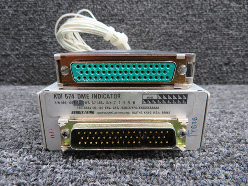066-1069-14 Bendix-King, Allied-Signal KDI-574 DME Indicator with Connector
