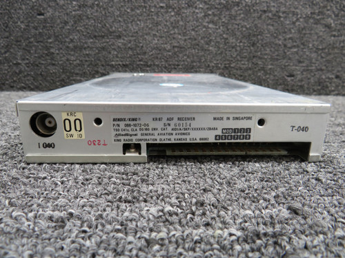 066-1072-06 Bendix-King, Allied-Signal KR-87 ADF Receiver with Tray
