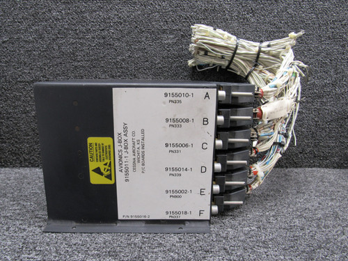 9155011-1 Cessna Aircraft Co Avionics Junction Box Assembly with Connectors
