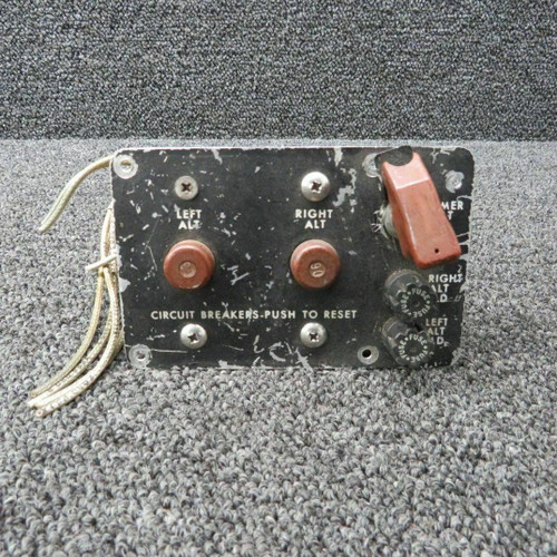 0813446-2 Cessna 320D Plate Assy Alternator Breaker BAS Part Sales | Airplane Parts