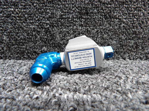 170098 Puritan-Bennett Oxygen Outlet Valve with Fittings (5-100 PSIG)