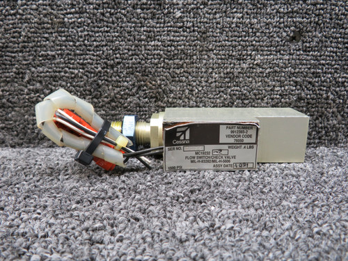 9912393-2 (Alt: MC19232-2) Cessna Flow-Switch Check Valve Assembly