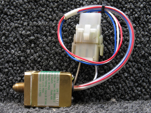 679-1 (Alt: 90-380002-3) Vep Beechcraft KA200 Pressure Switch Assembly