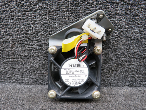 2408NL-05W-B59, 19233-001 Cirrus SR22 NMB Avionics Cooling Fan w Bracket (24V)