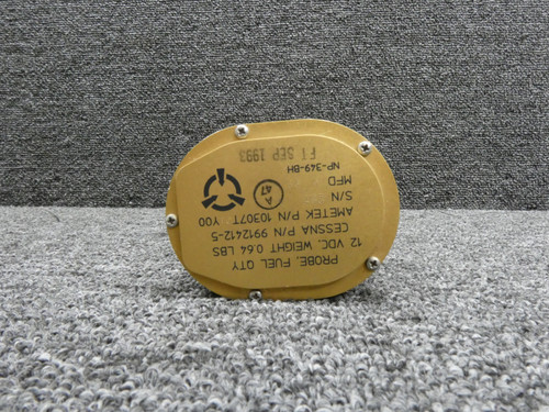 10307T01Y00 (Alt: 9912412-5) Ametek Fuel Quantity Probe (12 Volts)