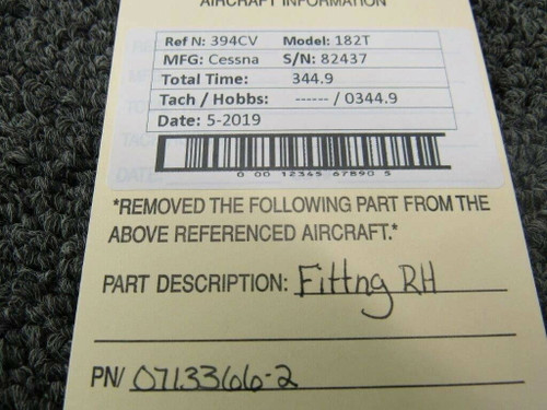 0713366-2 Cessna 182T Fitting RH
