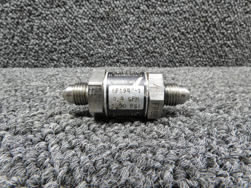 6F1942-1 (Alt: 4730-00-810-0406) Crissair Restrictor Check Valve (1500 PSI)