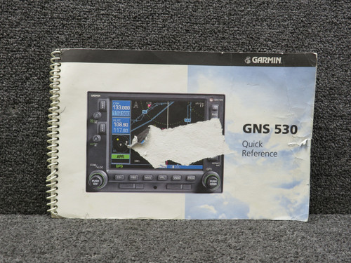190-00181-01 Garmin 2000 GNS-530 Quick Reference Guide