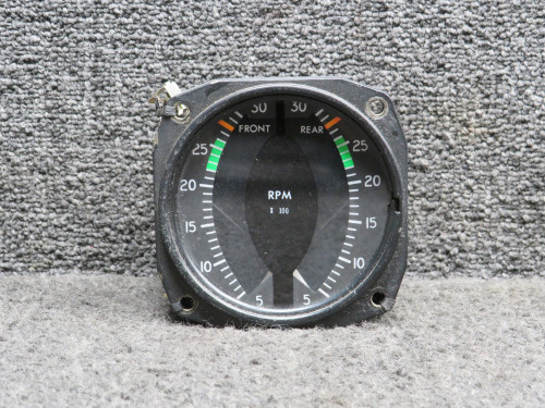 10-382300-1 (Alt: C668021-0101) Bendix Dual Tachometer Indicator (Volts: 24)