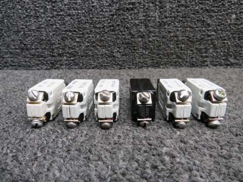 7277-2-2, 7277-2-3, 7277-2-5 Klixon Push Circuit Breaker Set of 6 (2, 3, 5 Amps)