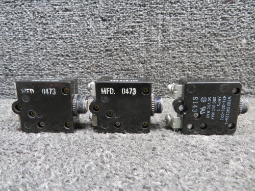 W58XC4C12A-1, S-1360-15L Potter & Brumfield, Wood Breaker Set of 3 (Amps: 1, 15)