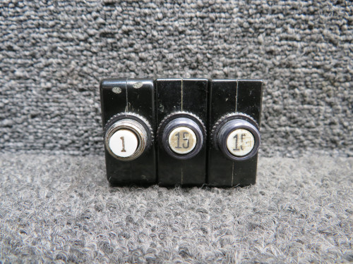W58XC4C12A-1, S-1360-15L Potter & Brumfield, Wood Breaker Set of 3 (Amps: 1, 15)
