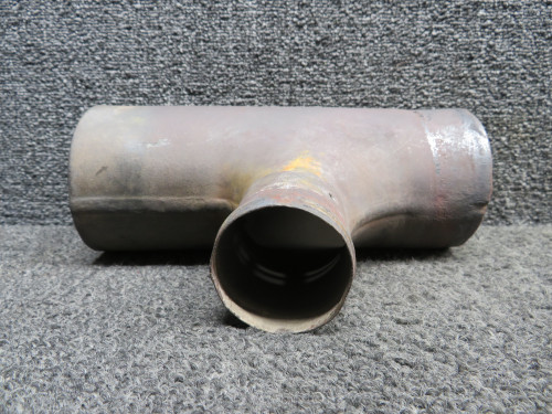 1555010-10 Continental TSIO-360-CB Forward Engine Exhaust Riser Assembly Cyl 3