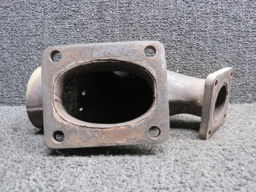 1555010-101 Continental TSIO-360-CB Forward Engine Exhaust Header with Probe Hole