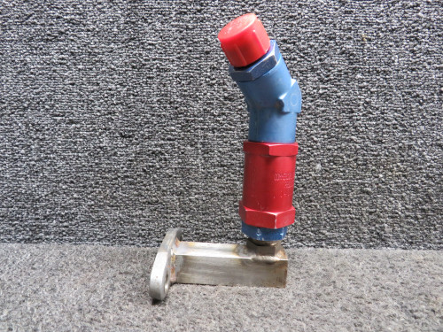 1250913-1 Continental TSIO-360-CB Turbo Oil Outlet Adapter Assy with Check Valve