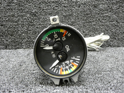124-251 (Alt: 6883706-1) Kratos Temperature & Pressure Oil Indicator