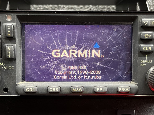 011-00280-00 Garmin GNS-430 GPS Navigation Unit w Tray, Data Cards & Mod (28V)