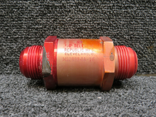 MS28884A-16 Teledyne Fuel Flow Check Valve