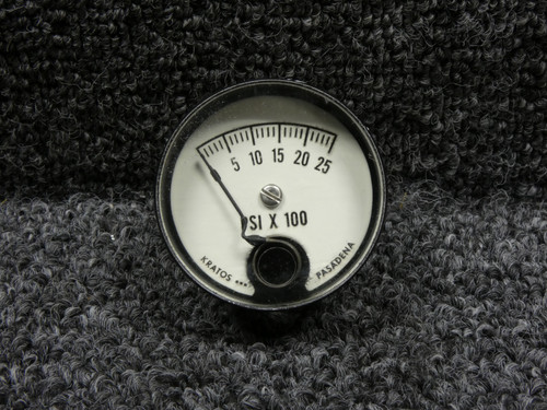Kratos Hydraulic Pressure Indicator (0-25 PSI)