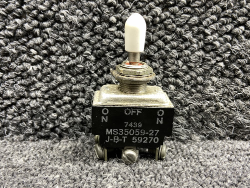 MS35059-27 JBT 3-Position Toggle, Reset Switch