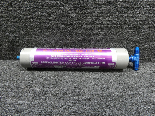 1317W54 Consolidated Controls Emergency Hydraulic Accumulator