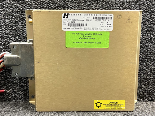 XMD076-01 Heads Up Technologies RS232 XM Data Receiver Unit (14-28V)