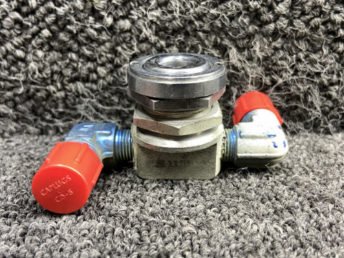 C166006-0202 Cessna 421B Oxygen Outlet Valve Assembly (Minus Lid)