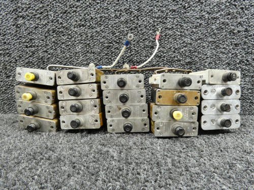 Beech 35 Cockpit Lower RH Push Circuit Breaker Set