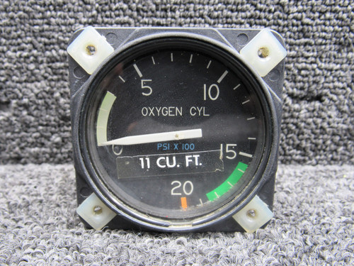 09020-0151 (Alt: C668522-0101) Cessna 421C Oxygen Cylinder Pressure Indicator