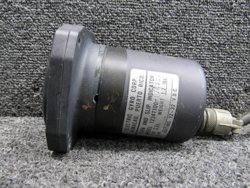 1234T100-(7ATZ) (Alt: C661031-010) Electric Gyro Turn & Slip Indicator (12-32V)