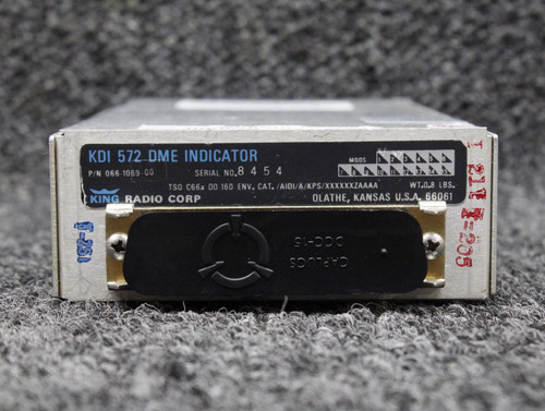 066-1069-00 King Radio KDI-572 DME Indicator with Mods (Repaired with 8130-3)
