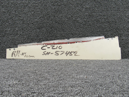 1213128-8 Cessna 210 Nose Gear Door Assembly Aft RH