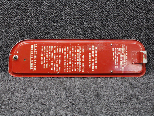 22468-023 Piper PA-24-260 Emergency Landing Gear Release Access Door