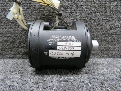 C2200L4-1 (Alt: 598-599) Airpath Magnetic Compass Indicator, Lighted