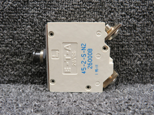 45-2-S-N2 ETA Push to Reset Circuit Breaker (Volts: 28, Amps: 70)