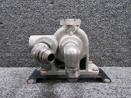 54J21078 Lycoming TIO-540-AE2A Oil Filter Adapter Assembly with Mount Bracket