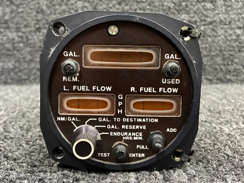 910532T-D Shadin Fuel Flow Indicator with Connector (14-28V)