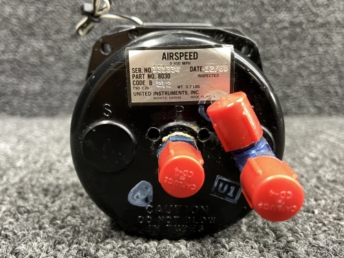 8030 United Instruments Airspeed Indicator (Lighted)