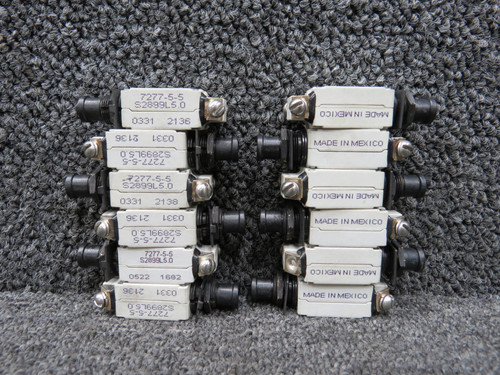 7277-5-5 Klixon Circuit Breaker Set (Amps: 5)