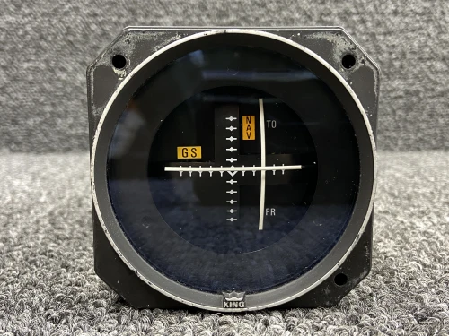 066-3034-06 King Radio KI-207 VOR, LOC Glideslope Indicator w Connector