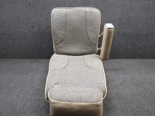 102-530094-3 Beechcraft F33A Adjustable Aft Passenger Seat Assembly w Armrest LH