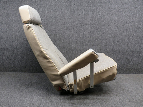 102-530094-3 Beechcraft F33A Adjustable Aft Passenger Seat Assembly w Armrest LH