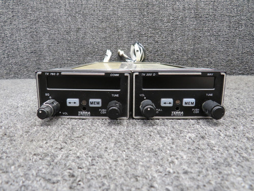 1900-0350-00 Terra TN-200D, TX-760D Nav Receiver, VHF Com Transceiver (14V)