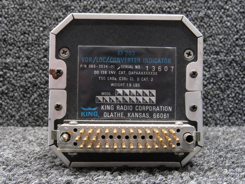 066-3034-00 King Radio VOR/LOC/Converter Indicator Assembly