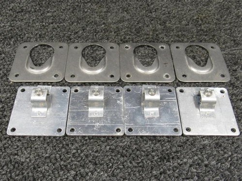 79781-002, 68094-003 Piper PA28RT-201T Seat Attachment Plates Assembly (Set of 4)